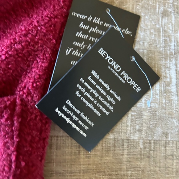 Boston Proper Women’s floral teddy Blazer Jacket Couture Preppy Red size 0 NEW - Picture 10 of 14